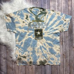 U.S. Army bleach wash tee shirt